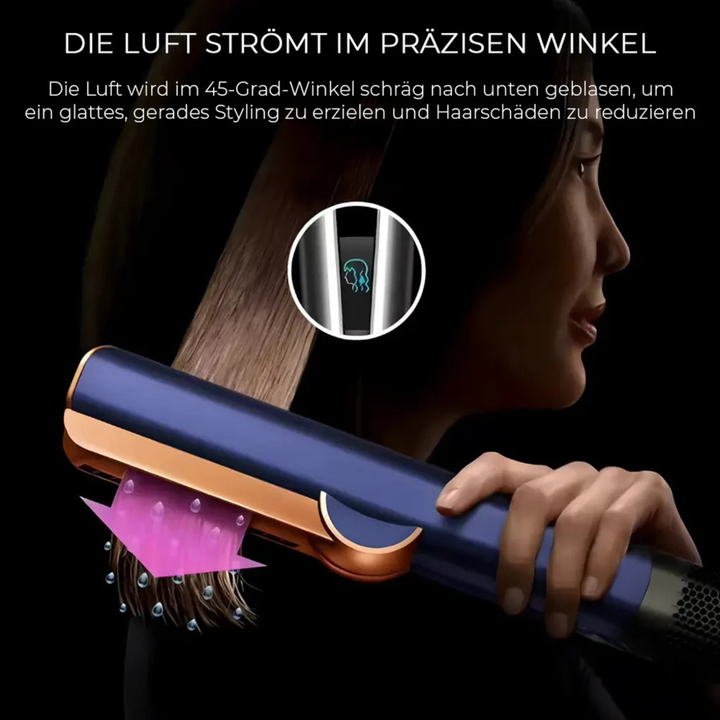 Airmova Pro - 2-in-1 Glätteisen mit Föhnfunktion
