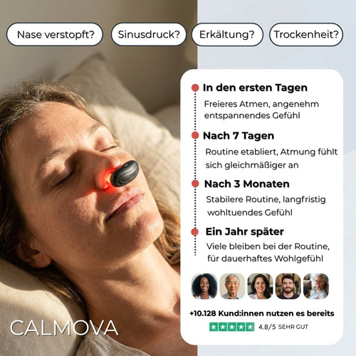 Calmova - Rotlicht Nasaltherapie